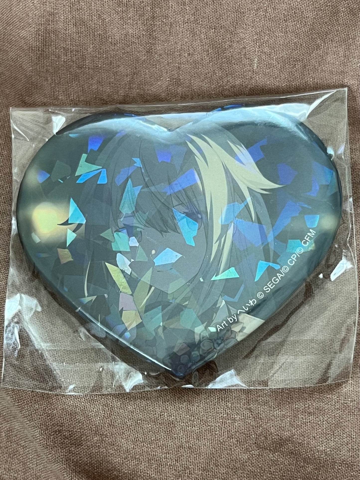 Project Sekai - Nene Kusanagi "Donna Ketsumatsu ga Onozomi dai? 2DMV" Holographic Heart Badge