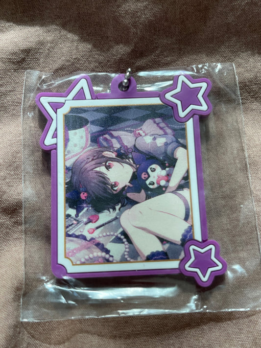 Project Sekai - Ena Shinonome “feat. Kuromi” Sanrio Rubber Keychain