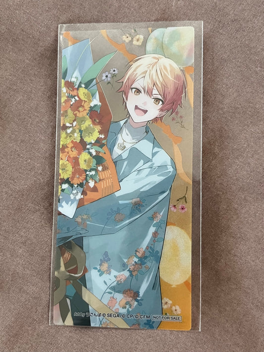 Project Sekai - Tsukasa Tenma "4th Anniversary Thanks Festival" Clear Bookmark