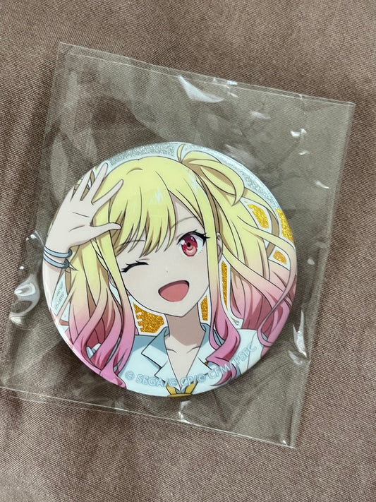 Project Sekai - Saki Tenma “Movie Promo” Circle Glitter Badge