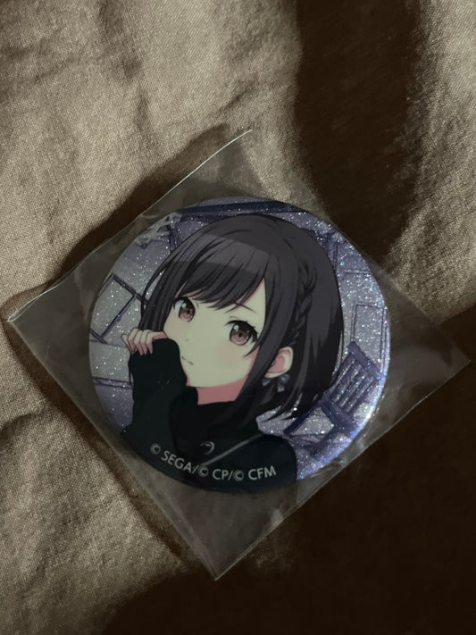 Project Sekai - Ena Shinonome "Brand New World" Circle Glitter Badge