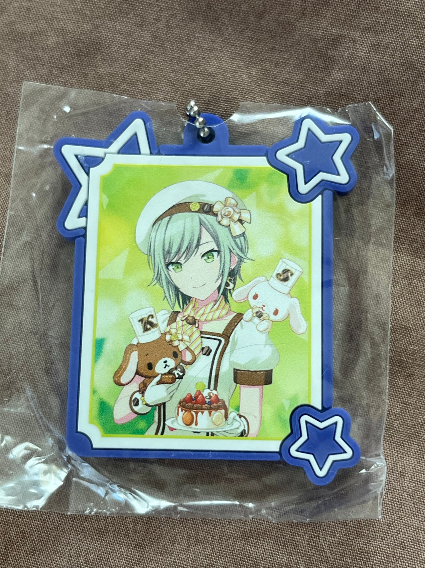 Project Sekai - Shiho Hinomori "feat. Sugarbunnies” Sanrio Rubber Keychain