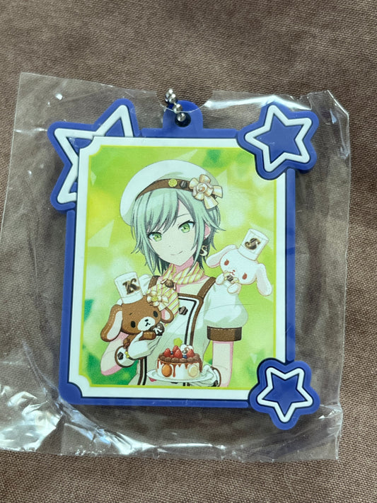 Project Sekai - Shiho Hinomori "feat. Sugarbunnies” Sanrio Rubber Keychain
