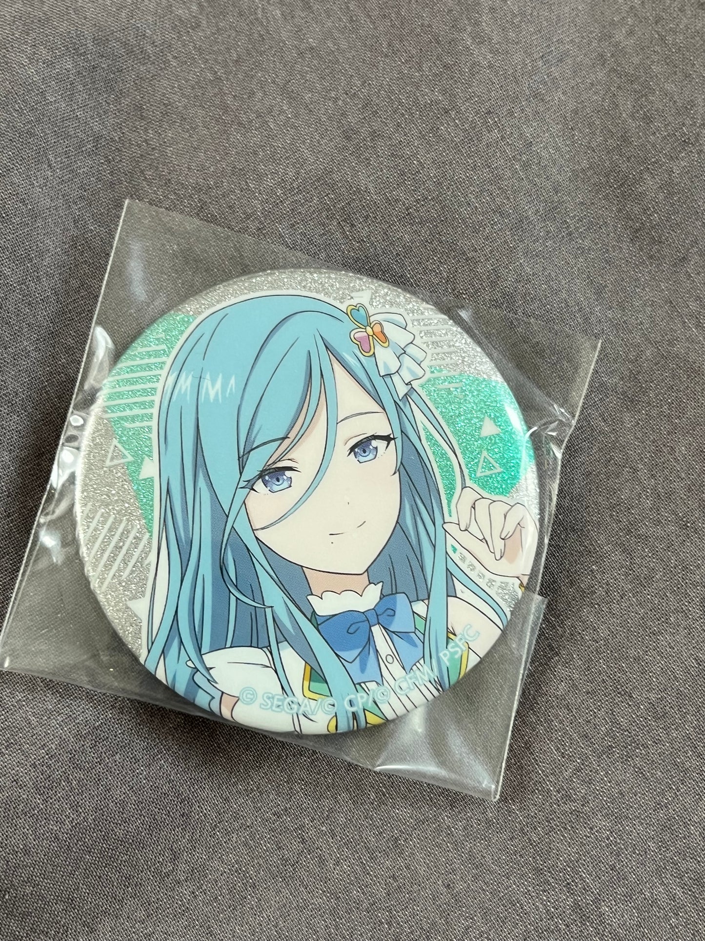 Project Sekai - Shizuku Hinomori “Movie Promo” Circle Glitter Badge