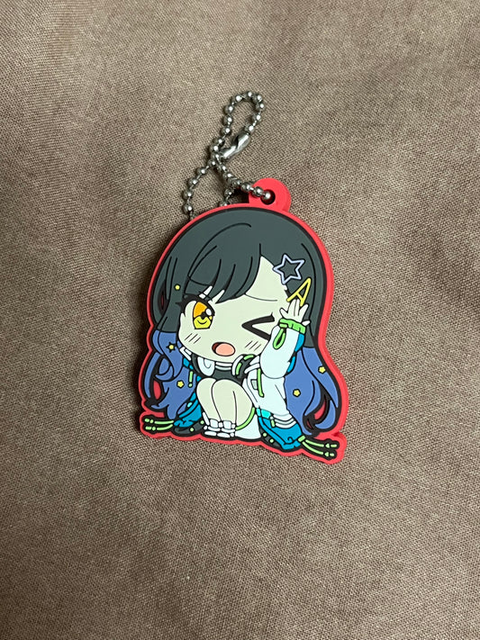 Project Sekai - An Shiraishi “ViVimus Crouch” Rubber Keychain
