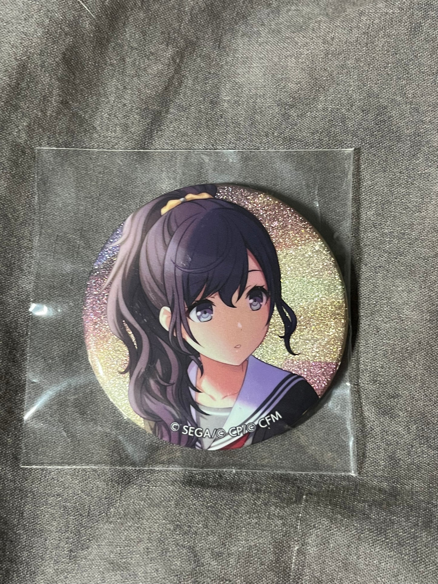 Project Sekai - Mafuyu Asahina "Colorful Recollection" Circle Glitter Badge [UNTRAINED]