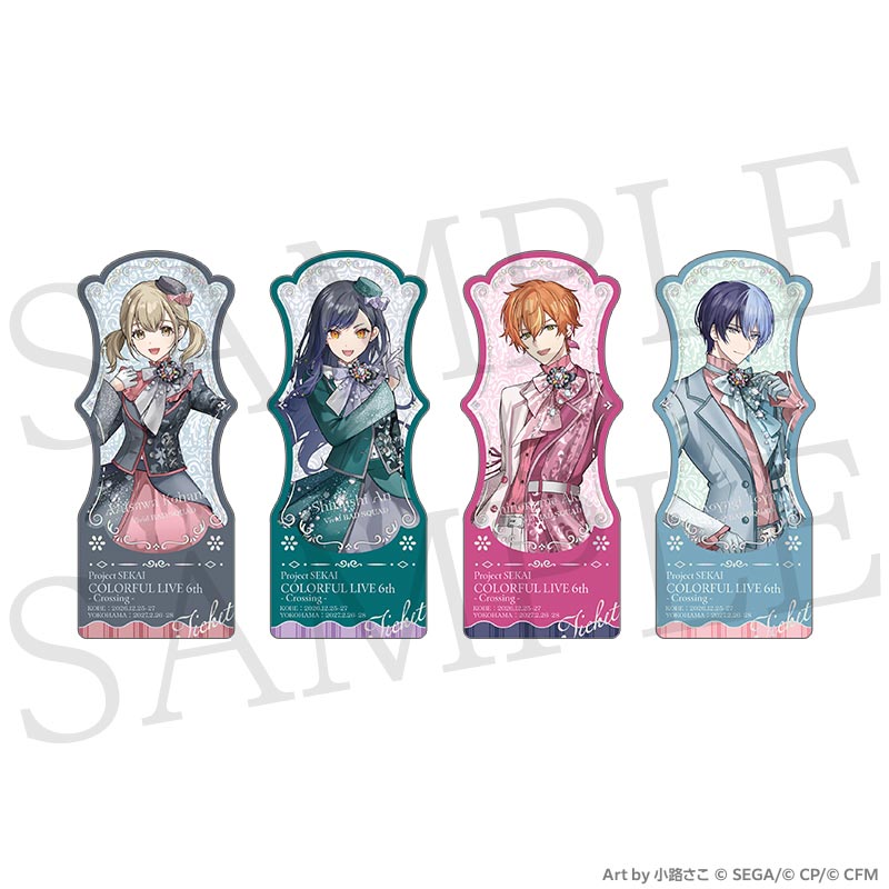 [PRE-ORDER] Project Sekai - Vivid BAD SQUAD “COLORFUL LIVE 6th - Crossing -” Ticket Card Set
