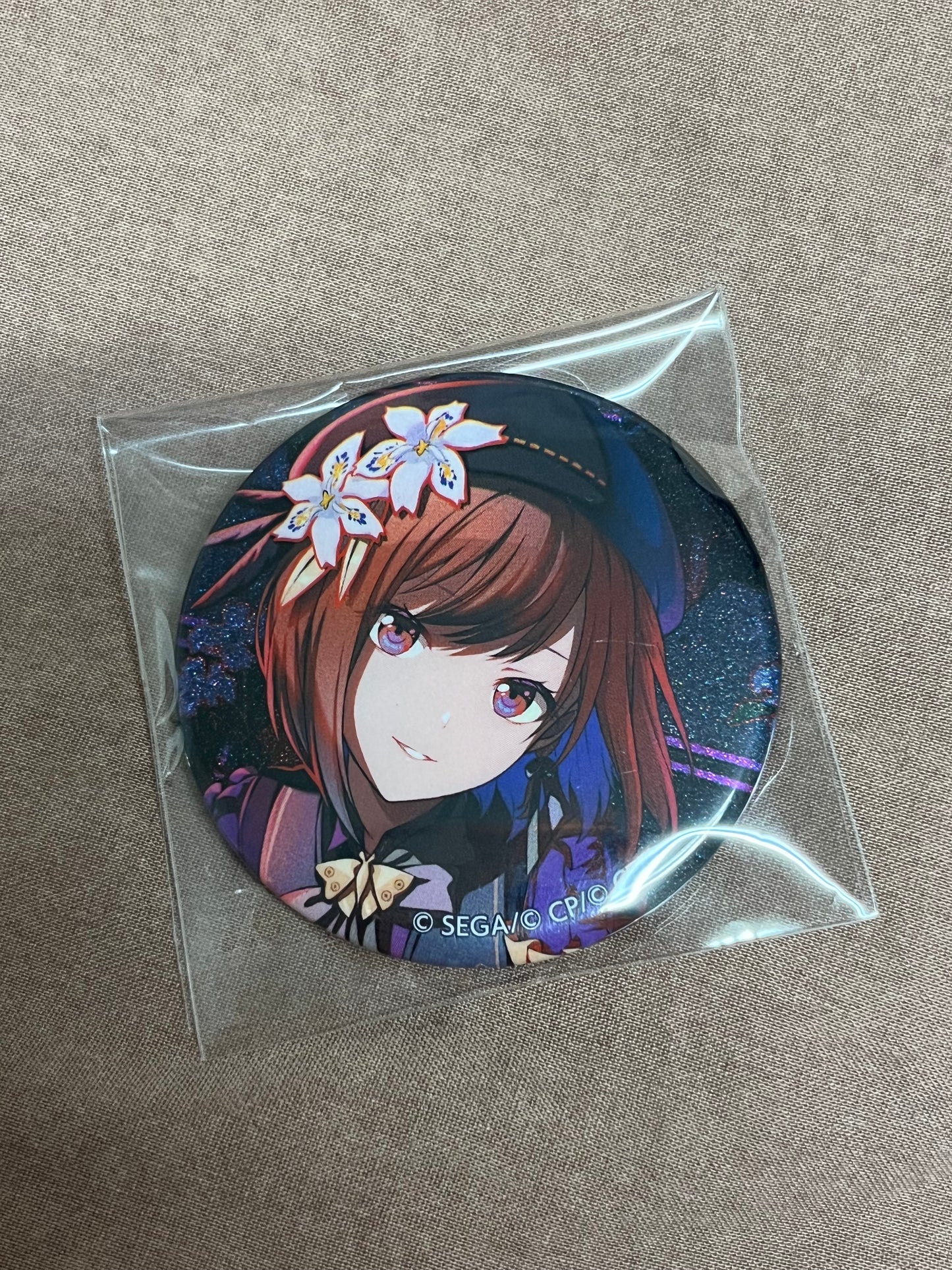 Project Sekai - Ena Shinonome “immiscible discord” Circle Glitter Badge [TRAINED]