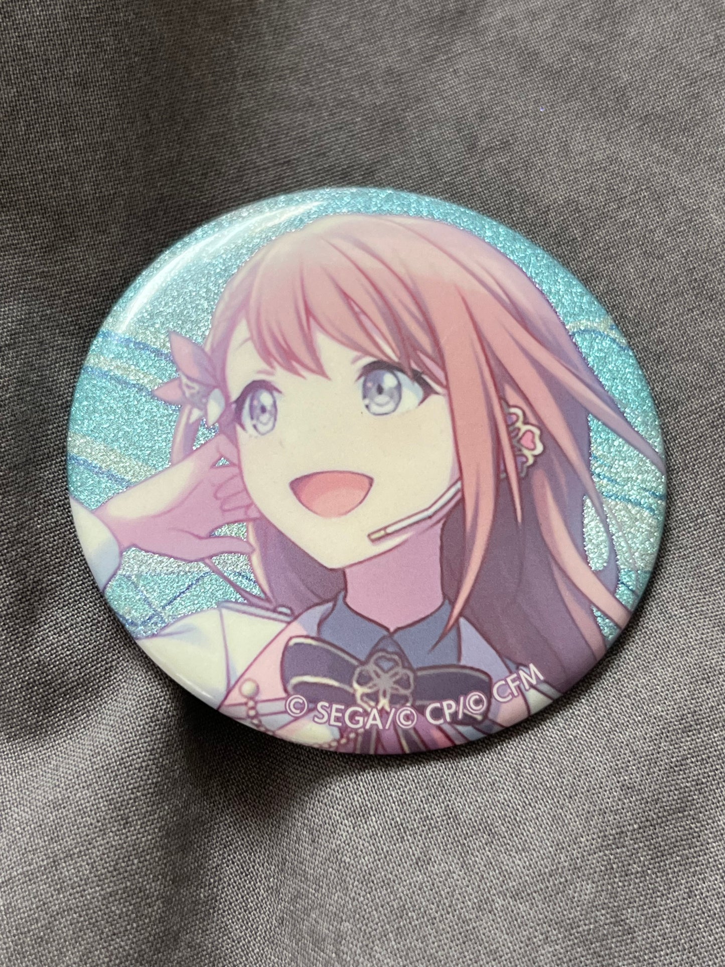 Project Sekai - Minori Hanasato "Expanding Circle of Friendship" Circle Glitter Badge [TRAINED]