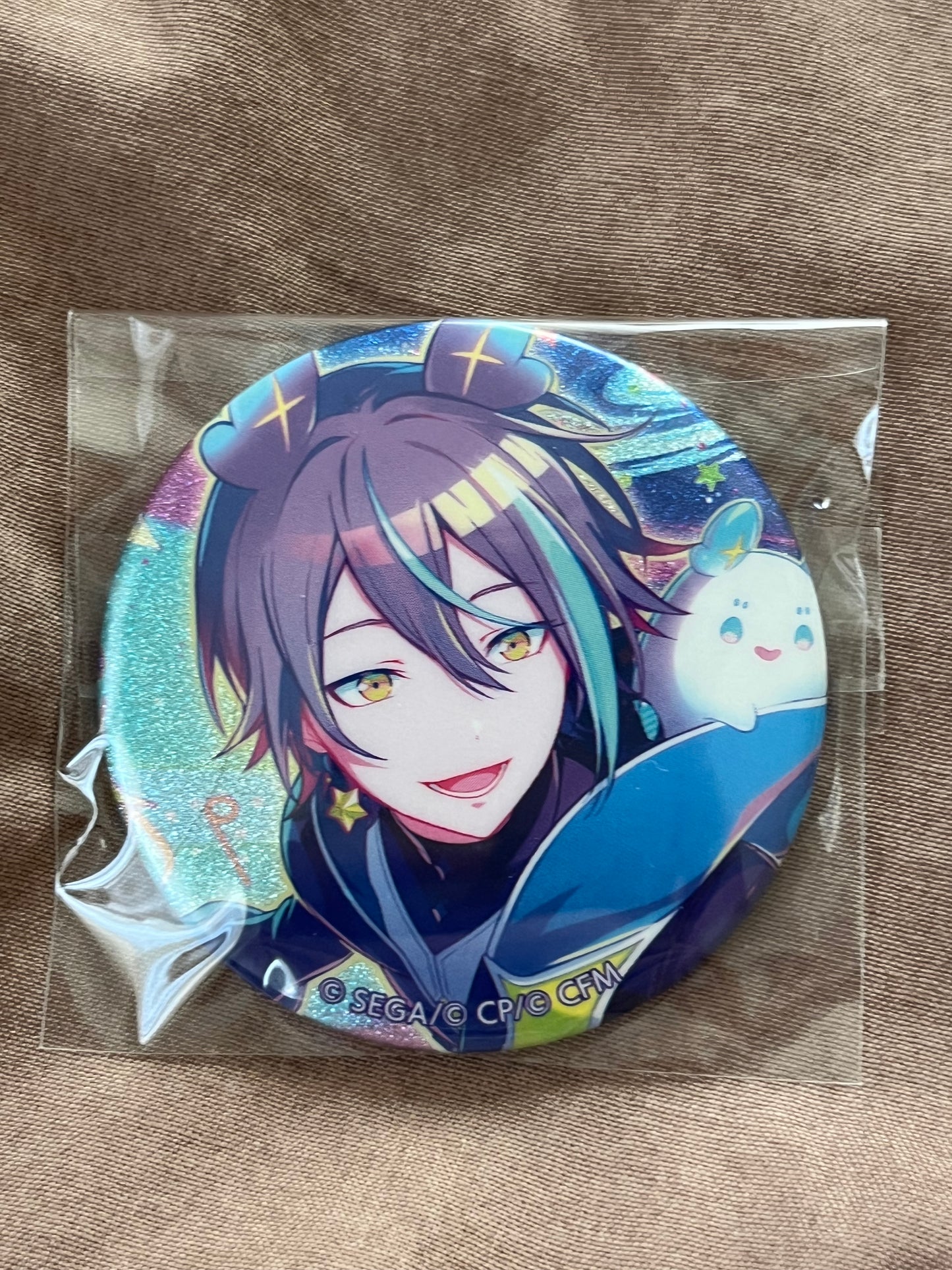 Project Sekai - Rui Kamishiro “perspective for smile” Circle Glitter Badge [TRAINED]