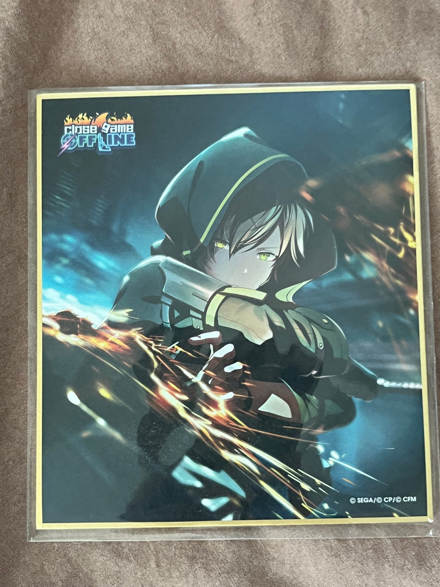 Project Sekai - Akito Shinonome "close game/OFFLINE" Shikishi Board [TRAINED]