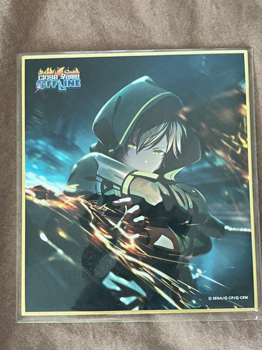 Project Sekai - Akito Shinonome "close game/OFFLINE" Shikishi Board [TRAINED]