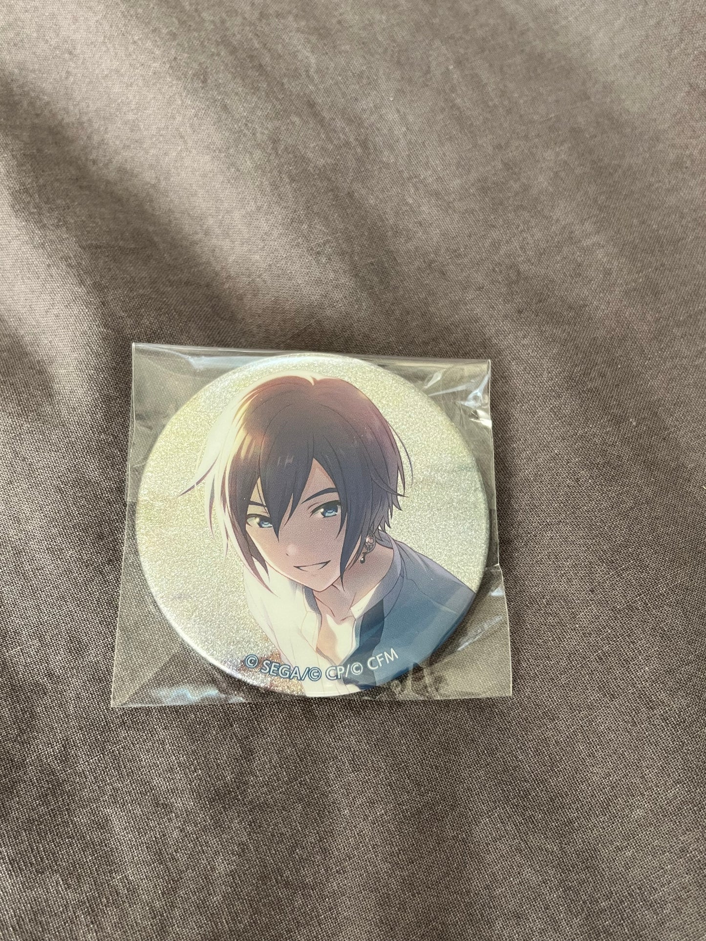 Project Sekai - KAITO “The Canary Sings in a Quagmire” Circle Glitter Badge [TRAINED]