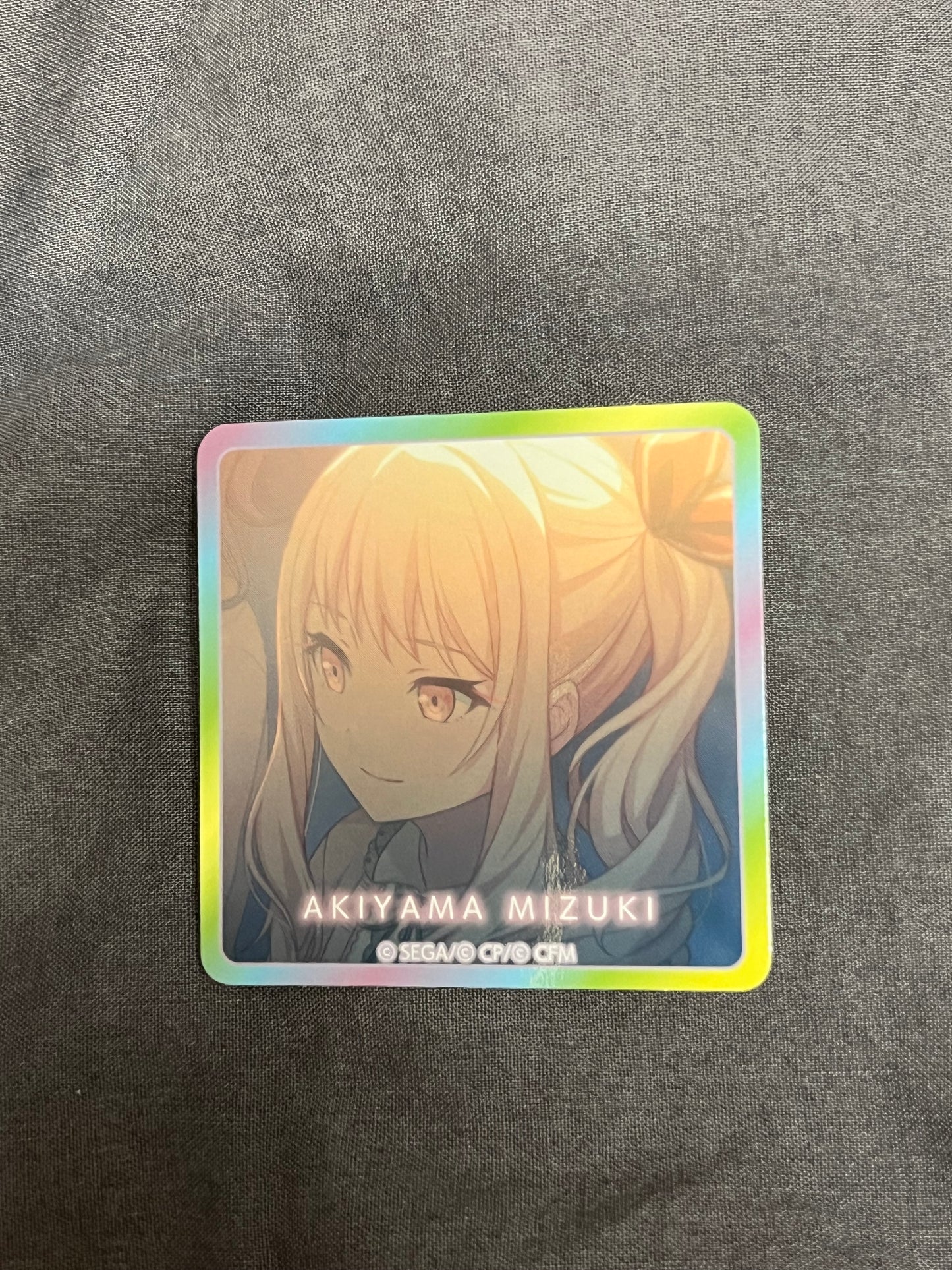 Project Sekai - Mizuki Akiyama “Secret Distance” Square Sticker [UNTRAINED]