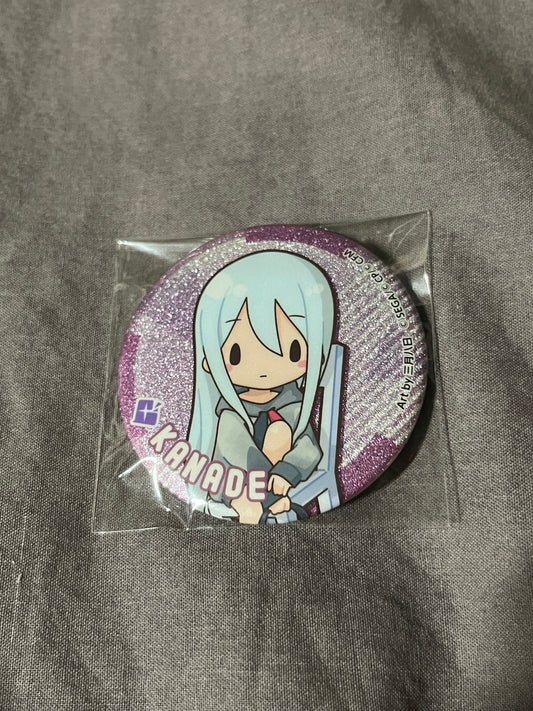 Project Sekai - Kanade Yoisaki Chibi Circle Glitter Badge
