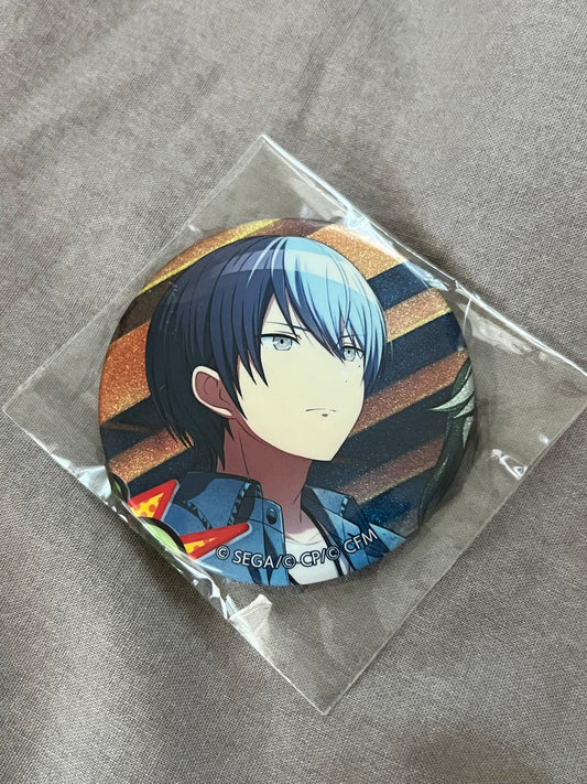 Project Sekai - Toya Aoyagi "close game/OFFLINE" Glitter Badge [UNTRAINED]