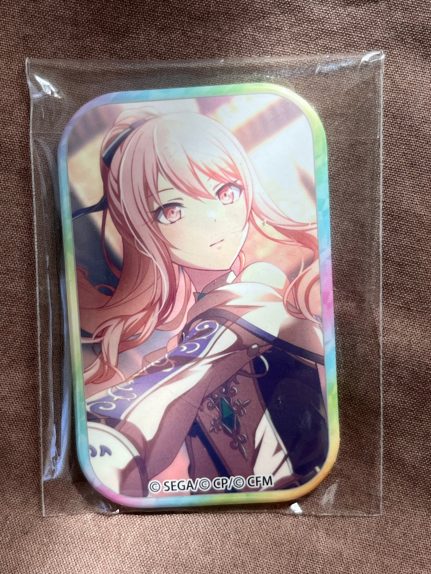 Project Sekai - Mizuki Akiyama "Making Chocolates With Children” Square Badge [TRAINED]