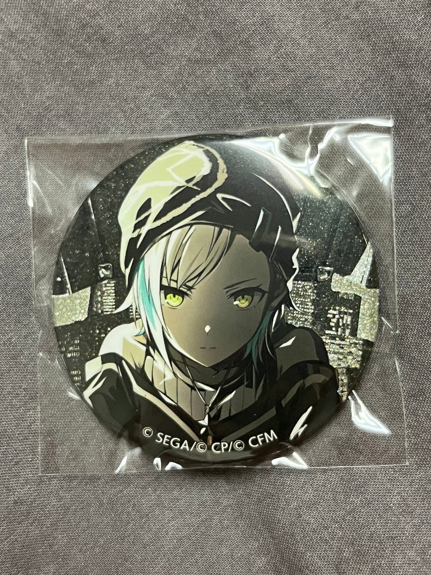Project Sekai - Shiho Hinomori “Don't lose faith!” Circle Glitter Badge [TRAINED]