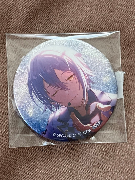 Project Sekai - Rui Kamishiro "Crossing SEKAI With ENSEMBLE STARS" Circle Glitter Badge [TRAINED]