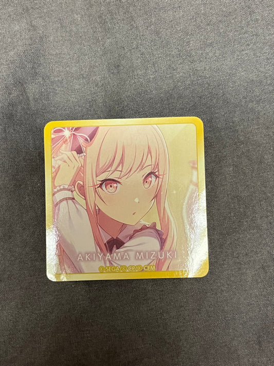 Project Sekai - Mizuki Akiyama “Release Celebration” Square Sticker [UNTRAINED]
