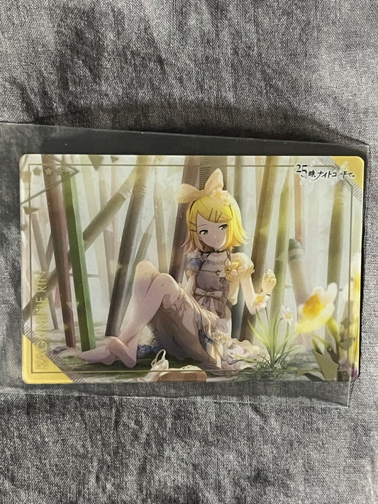 Project Sekai - Kagamine Rin “Unsatisfied Pale Color” Wafer Card