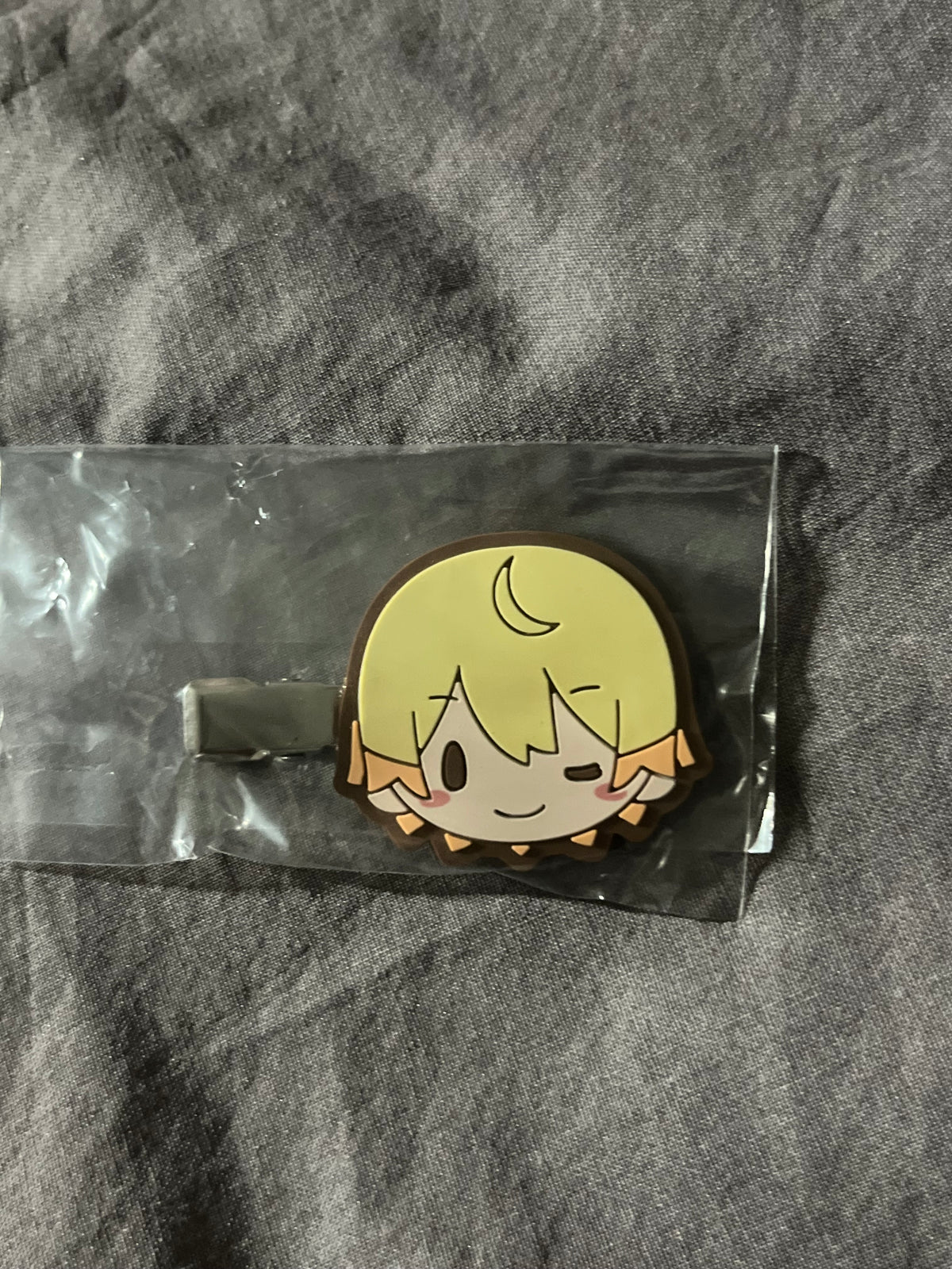 Project Sekai - Tsukasa Tenma “Brand New World” Fuwa Rubber Hair Clip