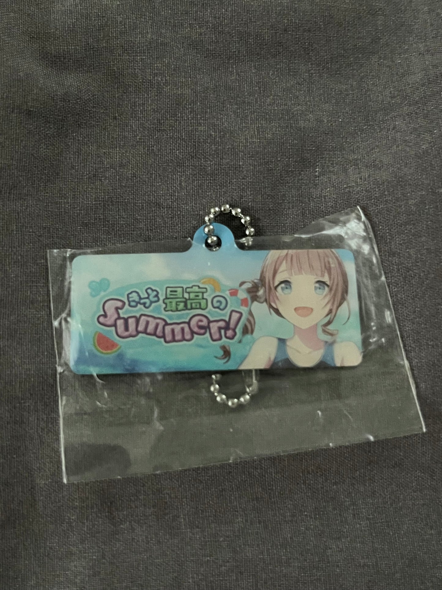 Project Sekai - Honami Mochizuki “Let's Have the Absolute Best Summer!” Metal Event Keychain [UNTRAINED]