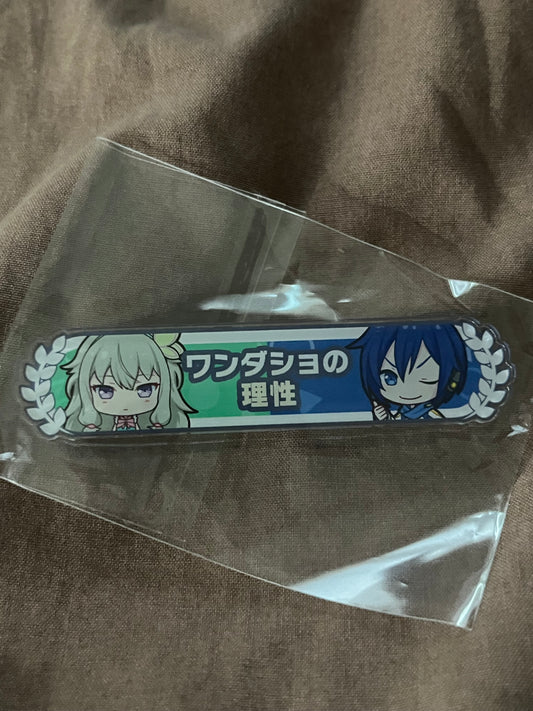 Project Sekai - Nene Kusanagi & KAITO "WXS' Reasonable Ones" Kizuna Rank Acrylic Badge