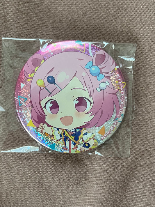 Project Sekai - Emu Otori “Smile of Dreamer“ Chibi Holographic Circle Badge
