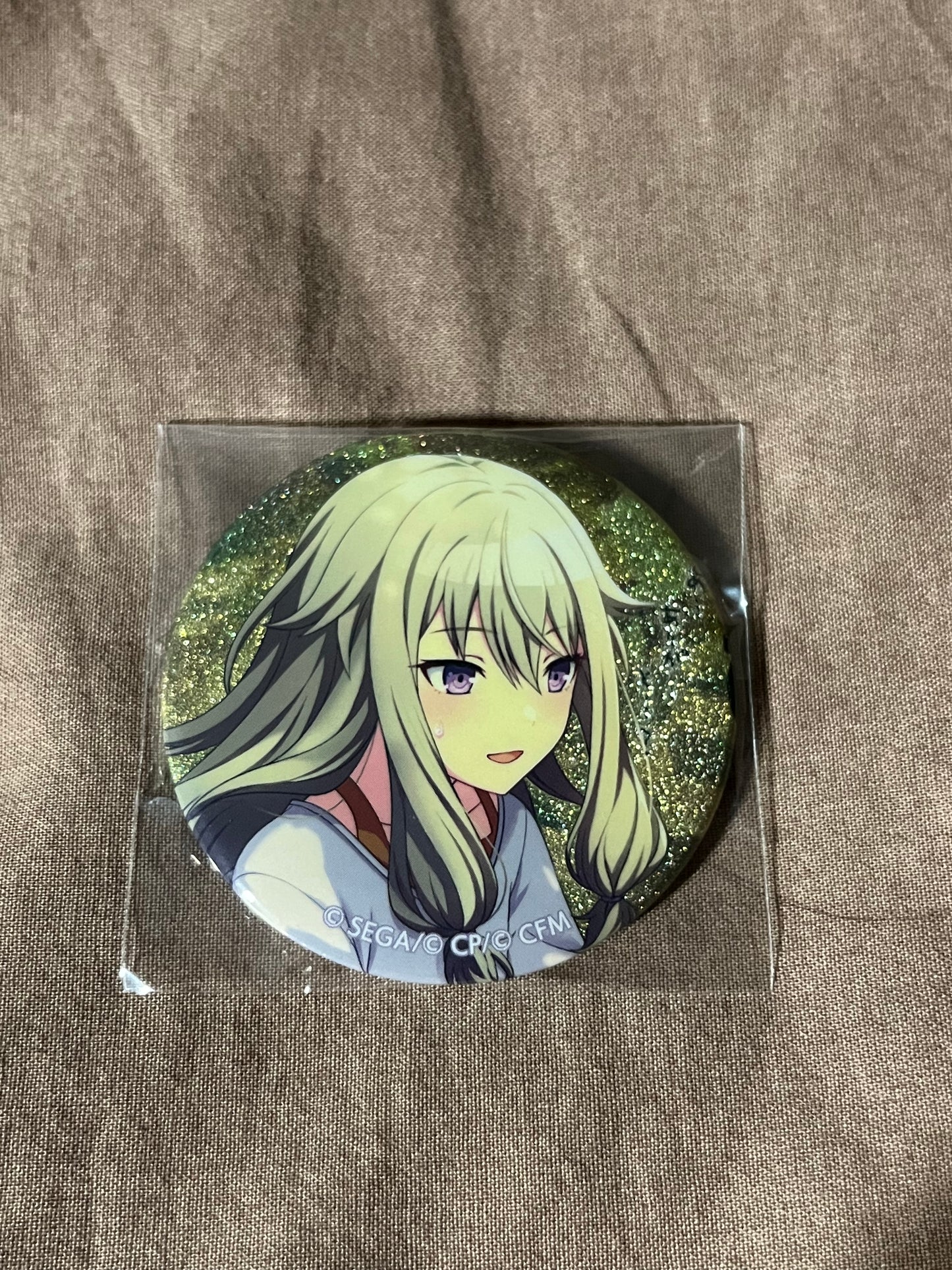 Project Sekai - Nene Kusanagi “A Desperate Situation!? Island Panic!” Circle Glitter Badge [UNTRAINED]