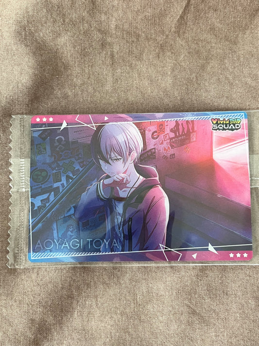 Project Sekai - Toya Aoyagi “Release Celebration” Wafer Card [UNTRAINED]