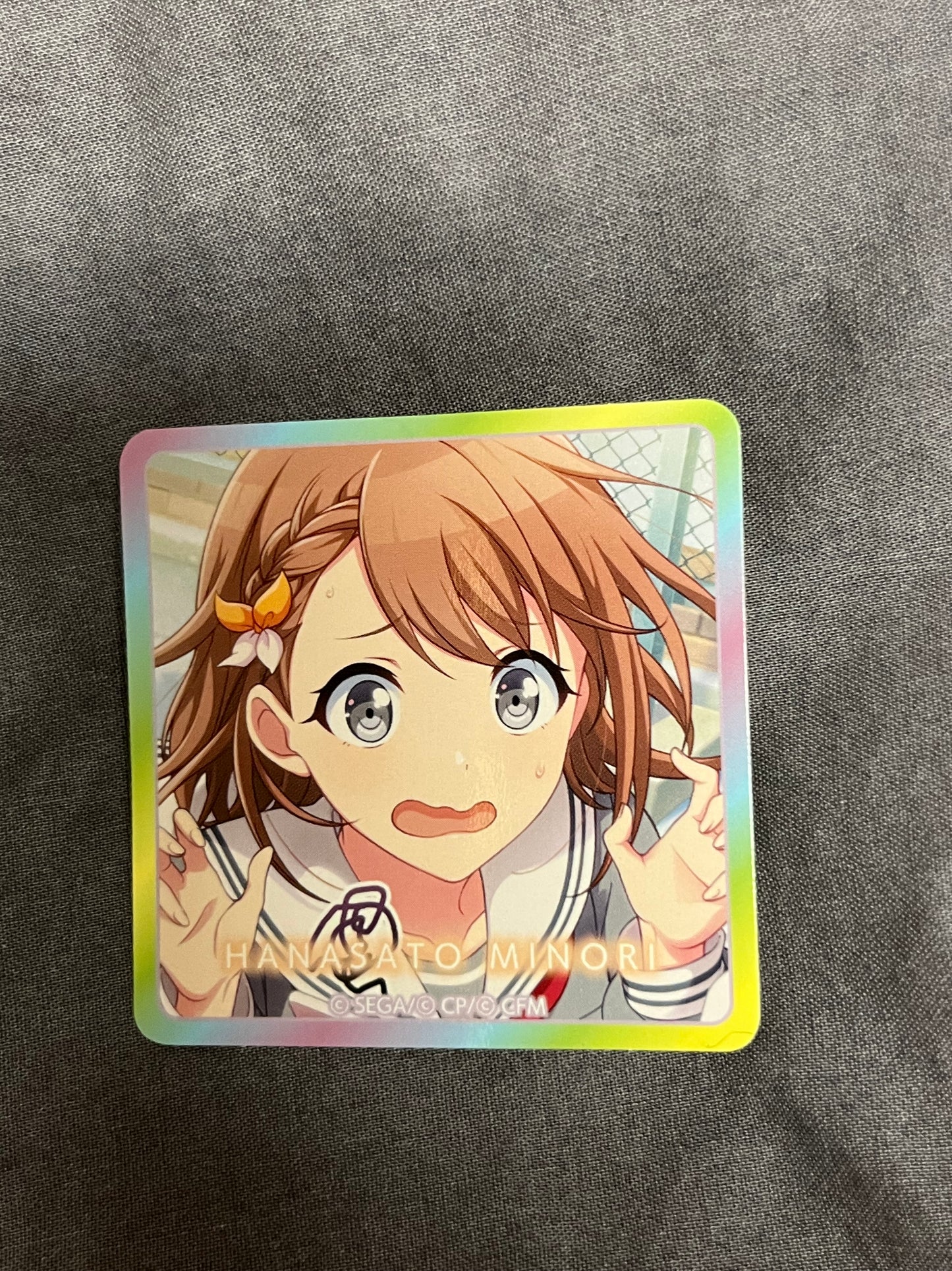 Project Sekai - Minori Hanasato “Let's RE:START From Here!” Square Sticker [UNTRAINED]