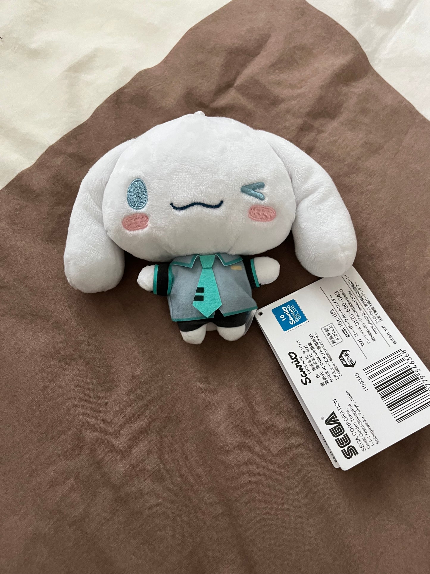 Hatsune Miku x Cinnamoroll Collab Plush