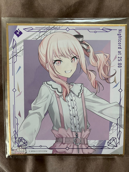 Project Sekai - Mizuki Akiyama "Brand New World" Shikishi Board