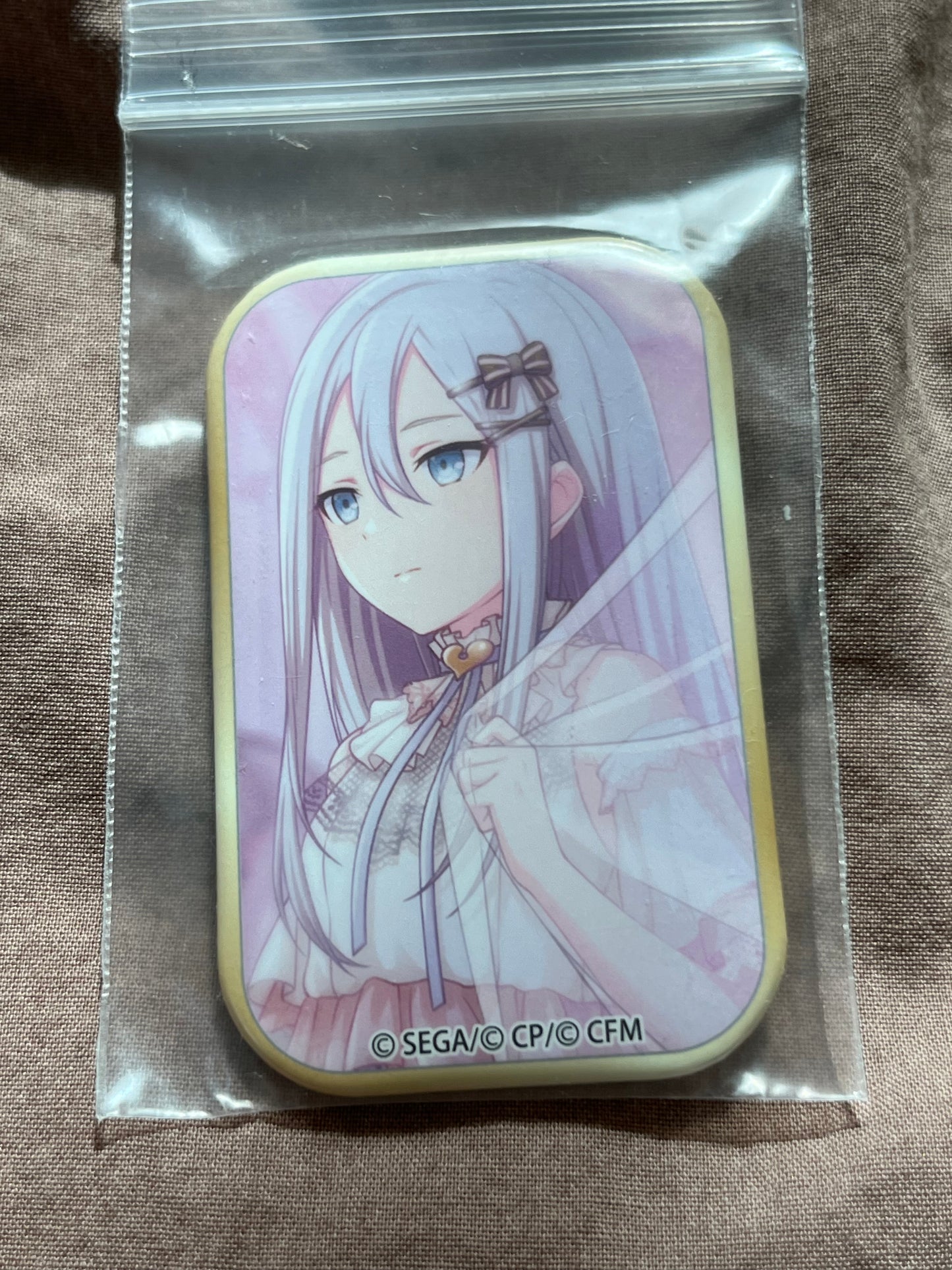 Project Sekai - Kanade Yoisaki "Secret Distance" Square Badge [TRAINED]