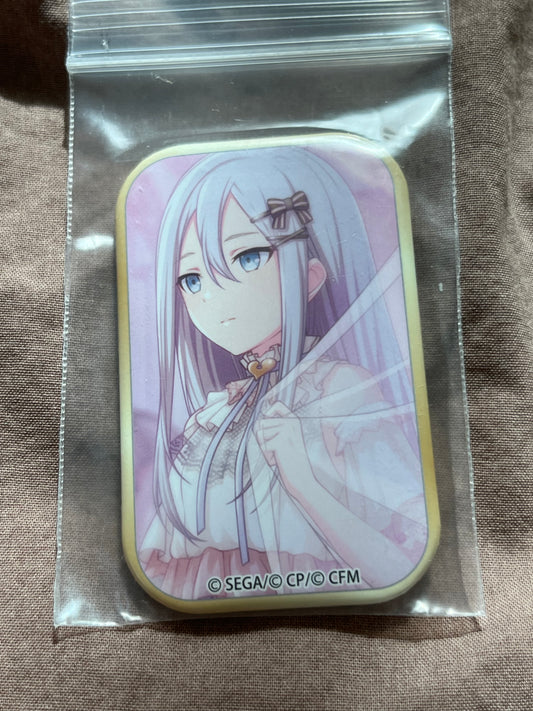 Project Sekai - Kanade Yoisaki "Secret Distance" Square Badge [TRAINED]