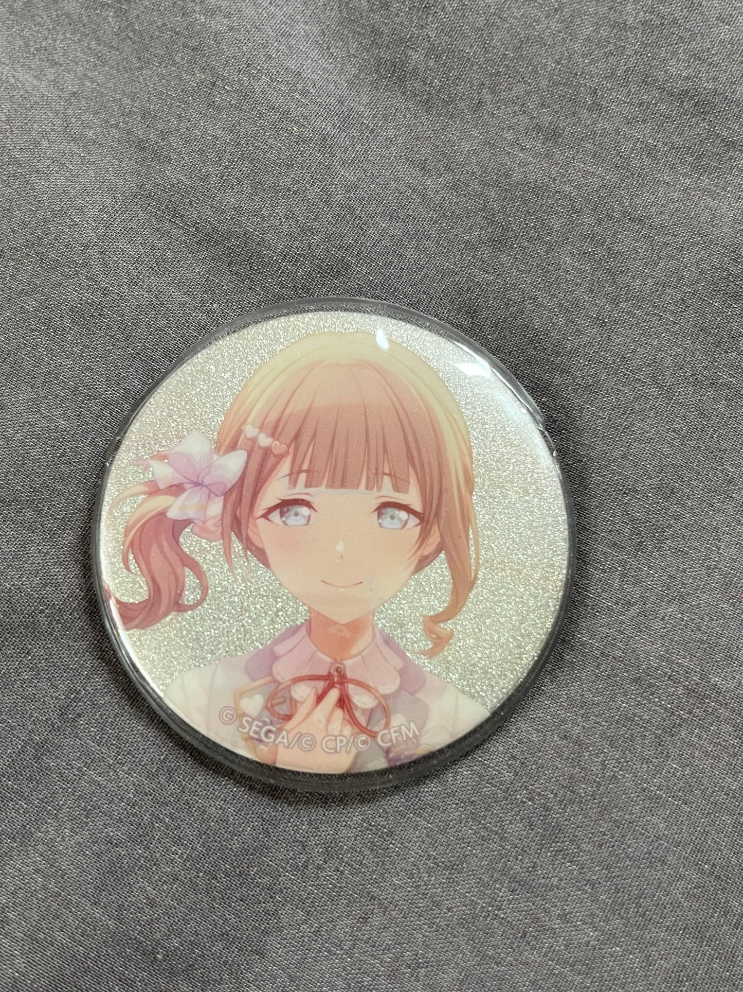Project Sekai - Honami Mochizuki “Though Wavering, You Continue Moving Forward” Circle Glitter Badge [TRAINED]
