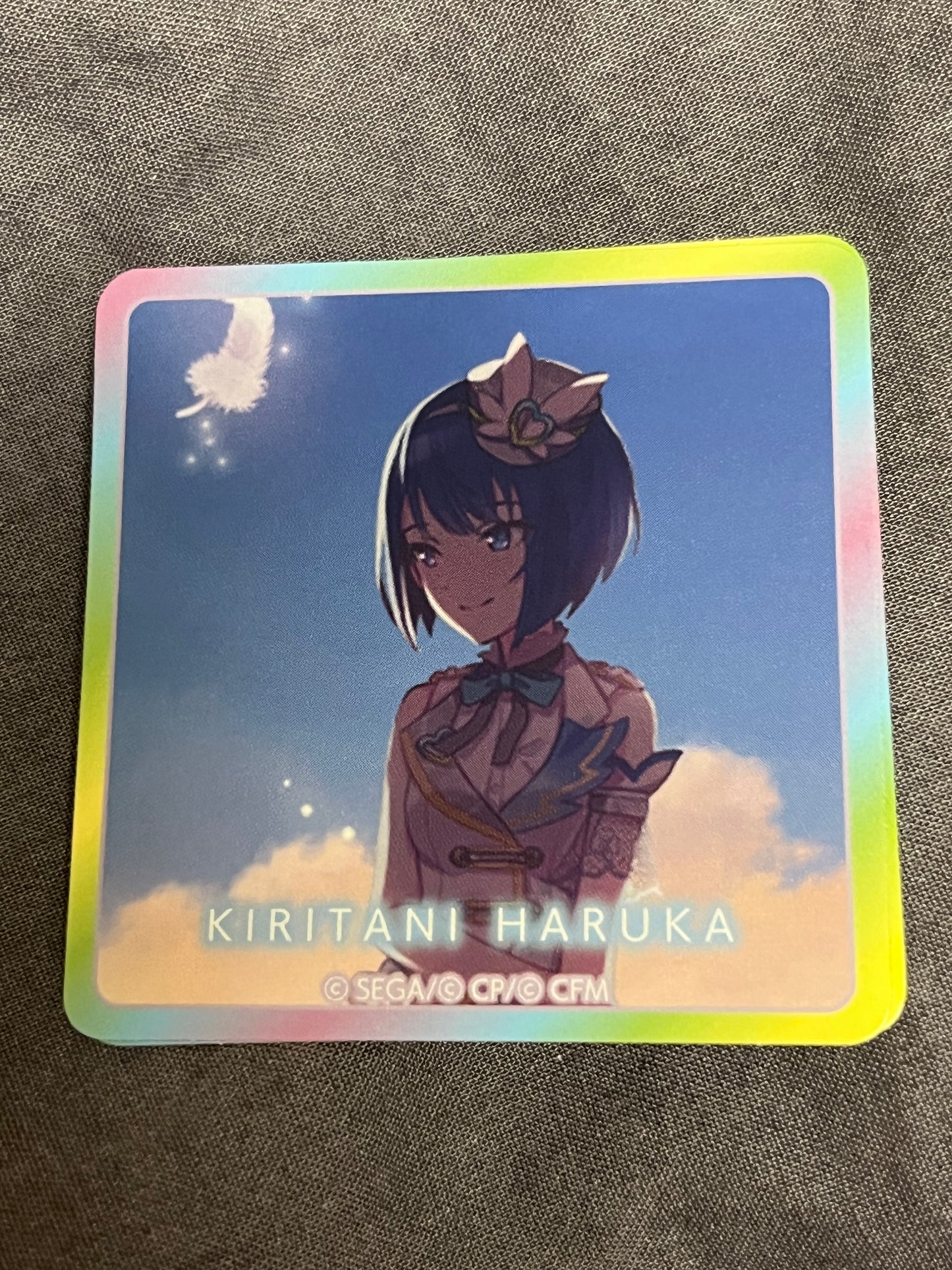 Project Sekai - Haruka Kiritani “Let's Deliver! HOPEFUL STAGE ♪” Square Sticker [TRAINED]