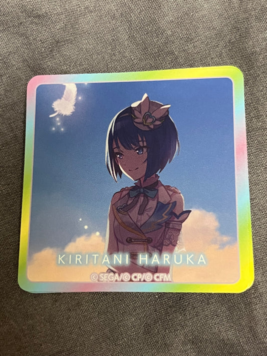 Project Sekai - Haruka Kiritani “Let's Deliver! HOPEFUL STAGE ♪” Square Sticker [TRAINED]