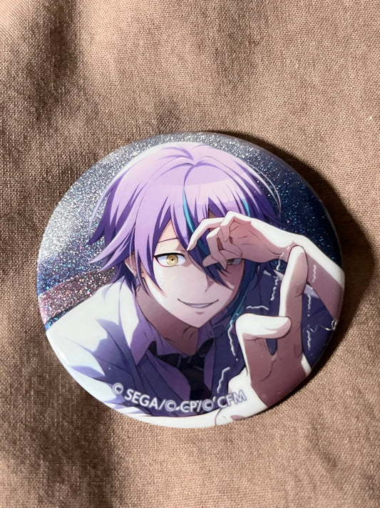 Project Sekai - Rui Kamishiro "A Sudden Trial" Circle Glitter Badge [UNTRAINED]