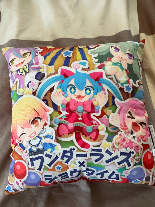 Project Sekai - Wonderland x Showtime "Sekai wa Mada Hajimatte sura Inai" Pillow Cushion