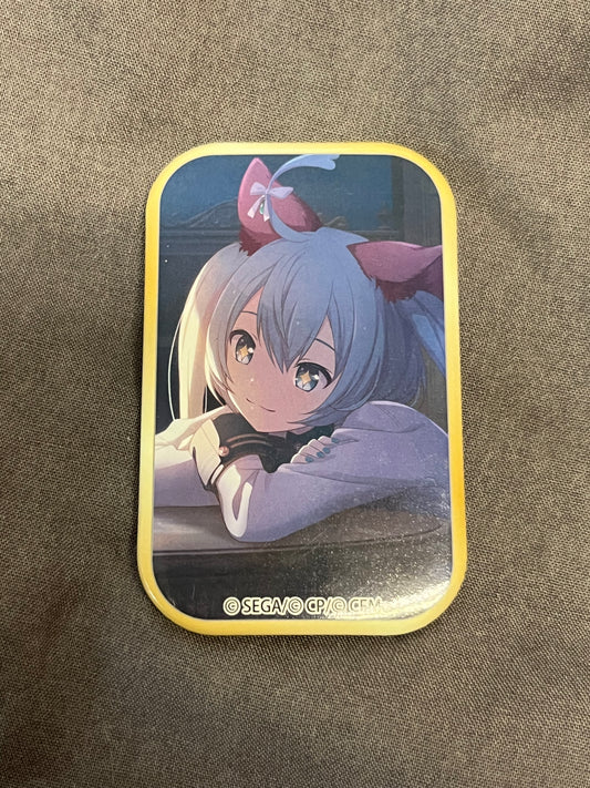 Project Sekai - Hatsune Miku “Feeling Down, Down, Down” Square Badge [TRAINED]