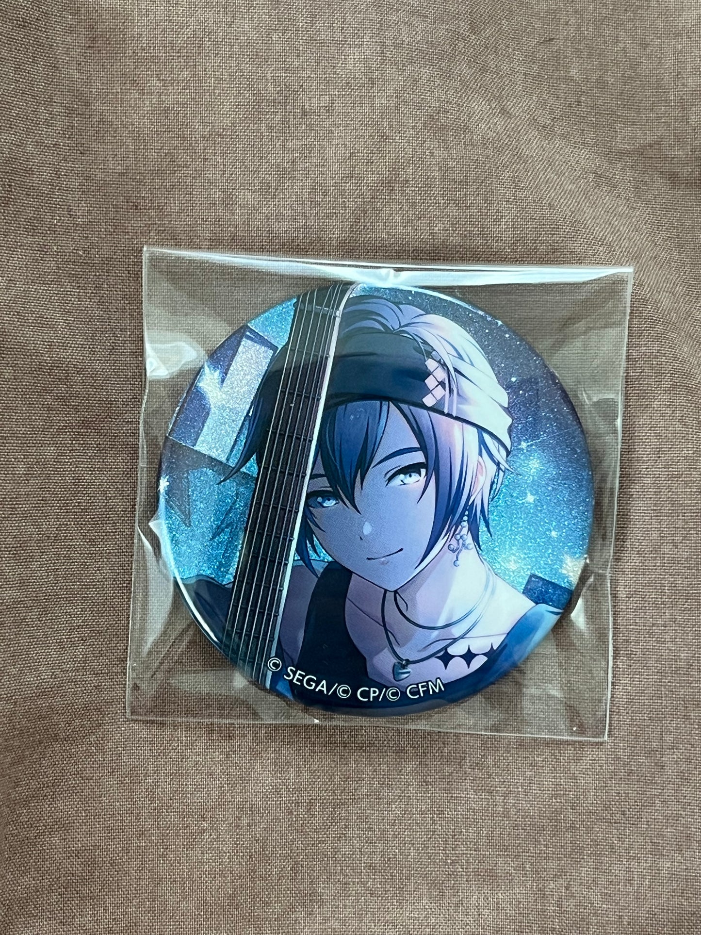 Project Sekai - KAITO "Our Constellation of Song" Circle Glitter Badge [TRAINED]