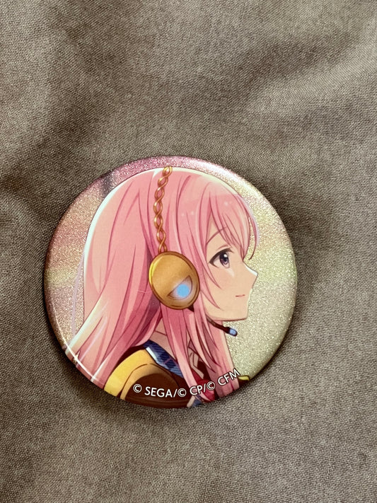 Project Sekai - Megurine Luka "Stella After the Rain" Circle Glitter Badge [UNTRAINED]