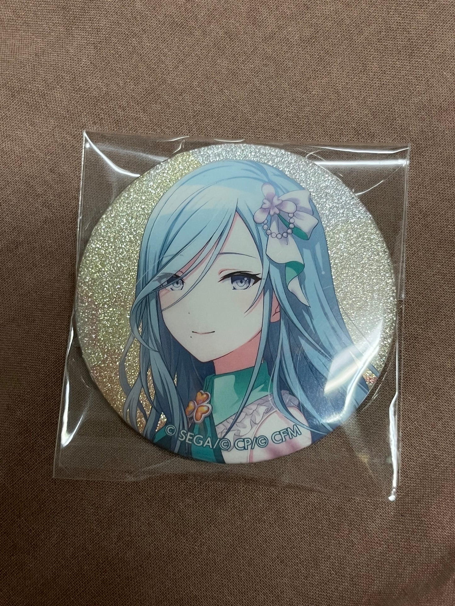 Project Sekai - Shizuku Hinomori "At The End of The Unraveled Thread" Circle Glitter Badge [UNTRAINED]