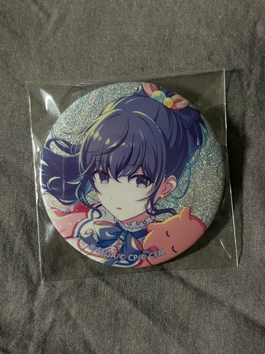 Project Sekai - Mafuyu Asahina “Let It Ring! Beautiful Sound!” Circle Glitter Badge [TRAINED]