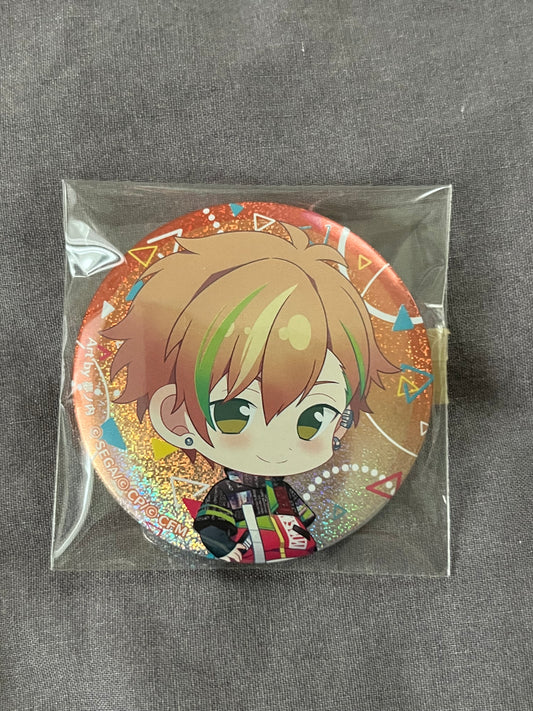 Project Sekai - Akito Shinonome "STRAY BAD DOG Chibi" Circle Glitter Badge