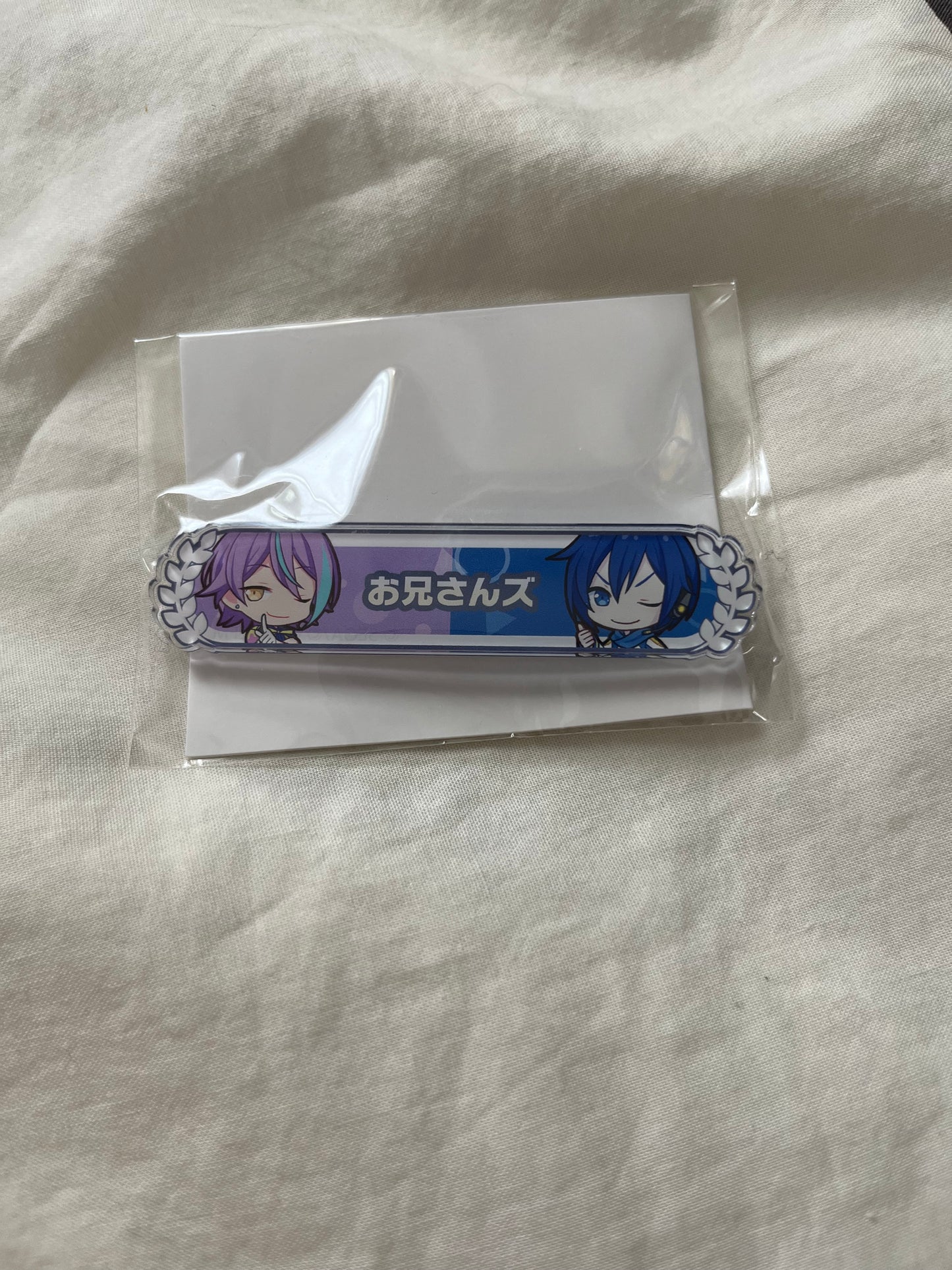Project Sekai - Rui Kamishiro & KAITO “Big Brothers” Kizuna Rank Acrylic Badge
