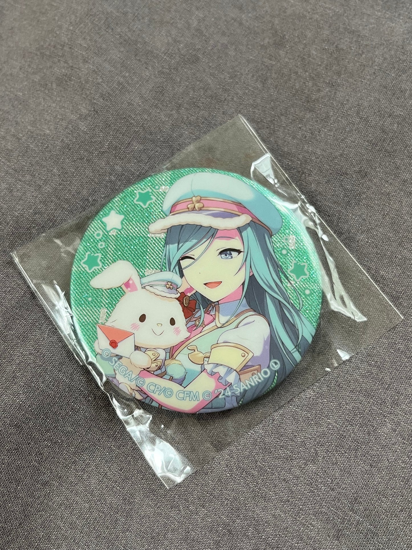Project Sekai - Shizuku Hinomori “Sanrio” Circle Glitter Badge