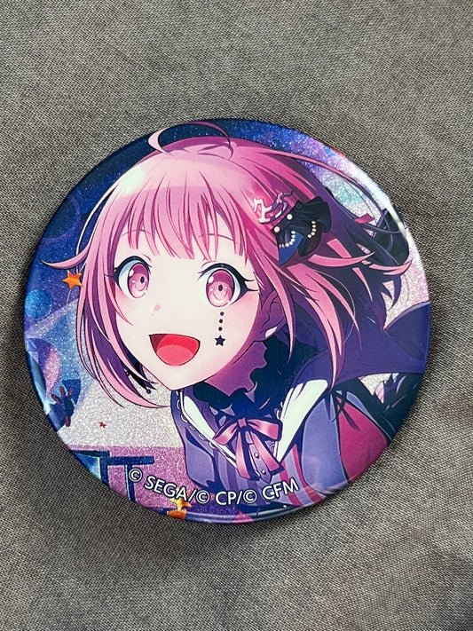 Project Sekai - Emu Otori "The Phoenix in the Distant Sky" Circle Glitter Badge [TRAINED]
